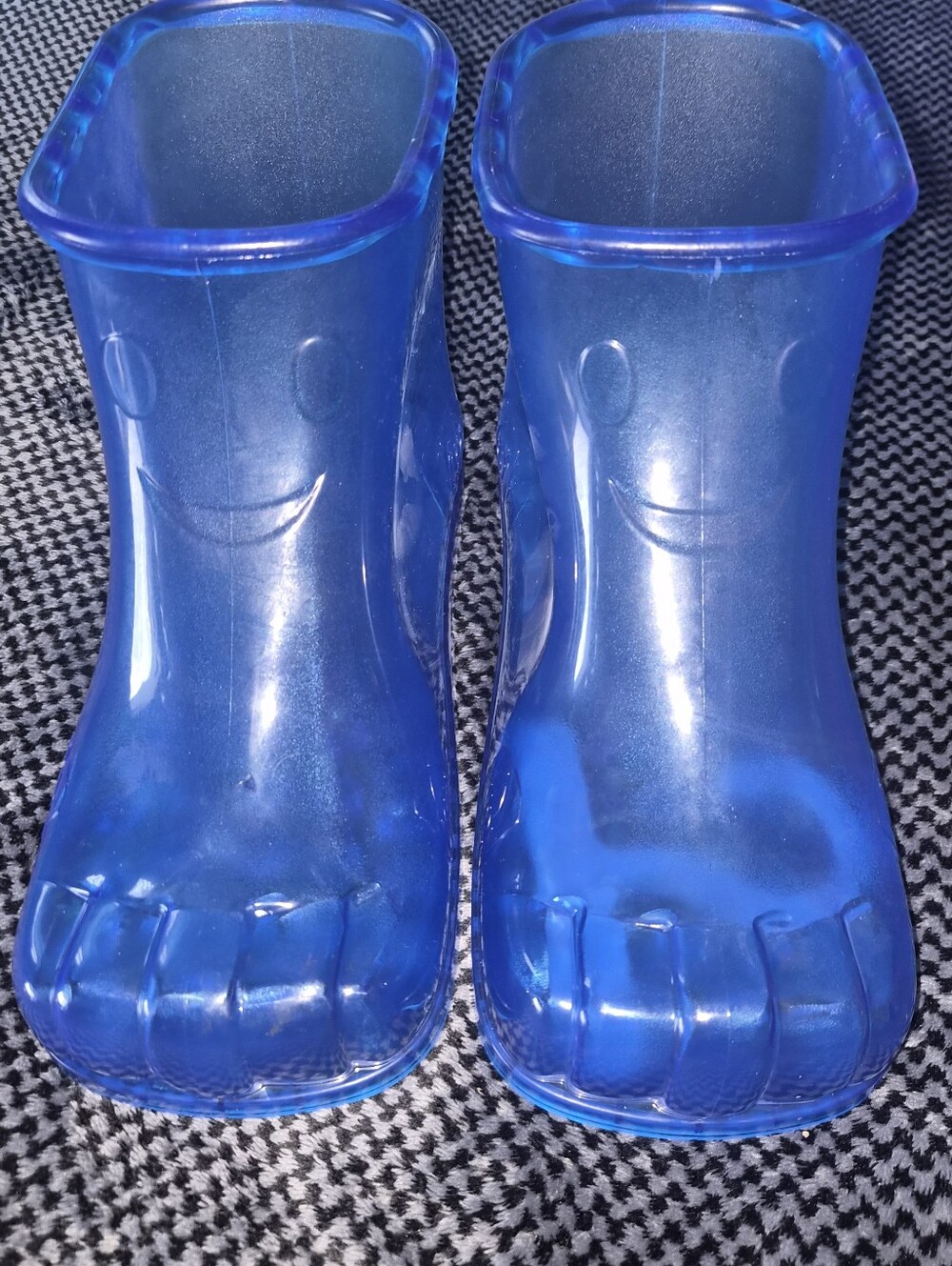 Rare Blue Foot Bath Soaking Shoes Spa Slippers Water Bath Salt Relaxation Y2K